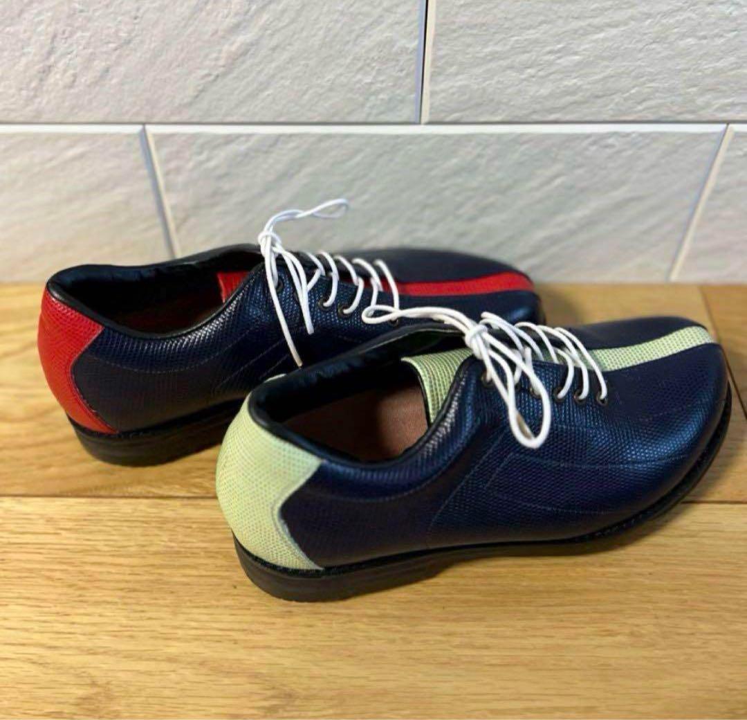 オーダー☆5万円☆国産☆新品未使用☆本革☆ゴルフシューズ☆23.5