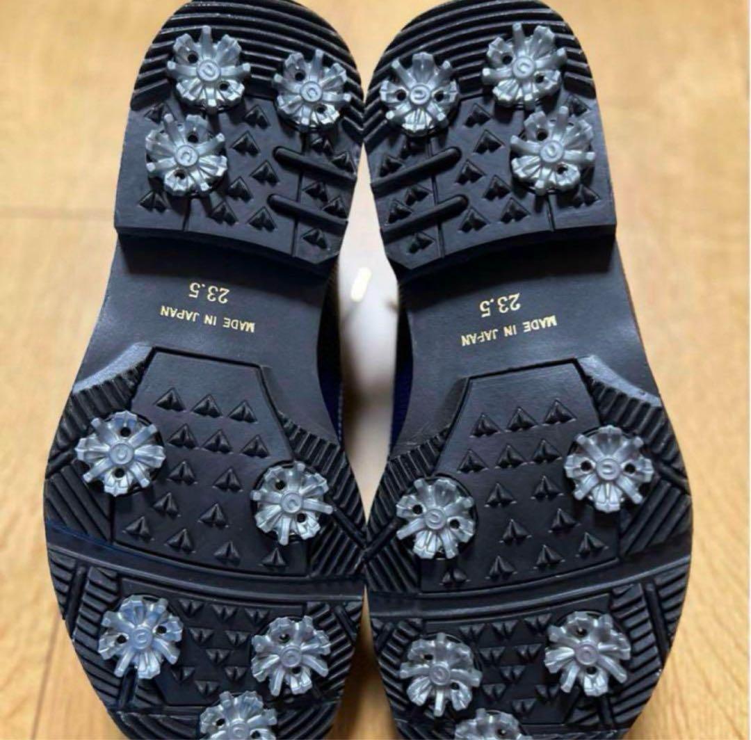 オーダー☆5万円☆国産☆新品未使用☆本革☆ゴルフシューズ☆23.5