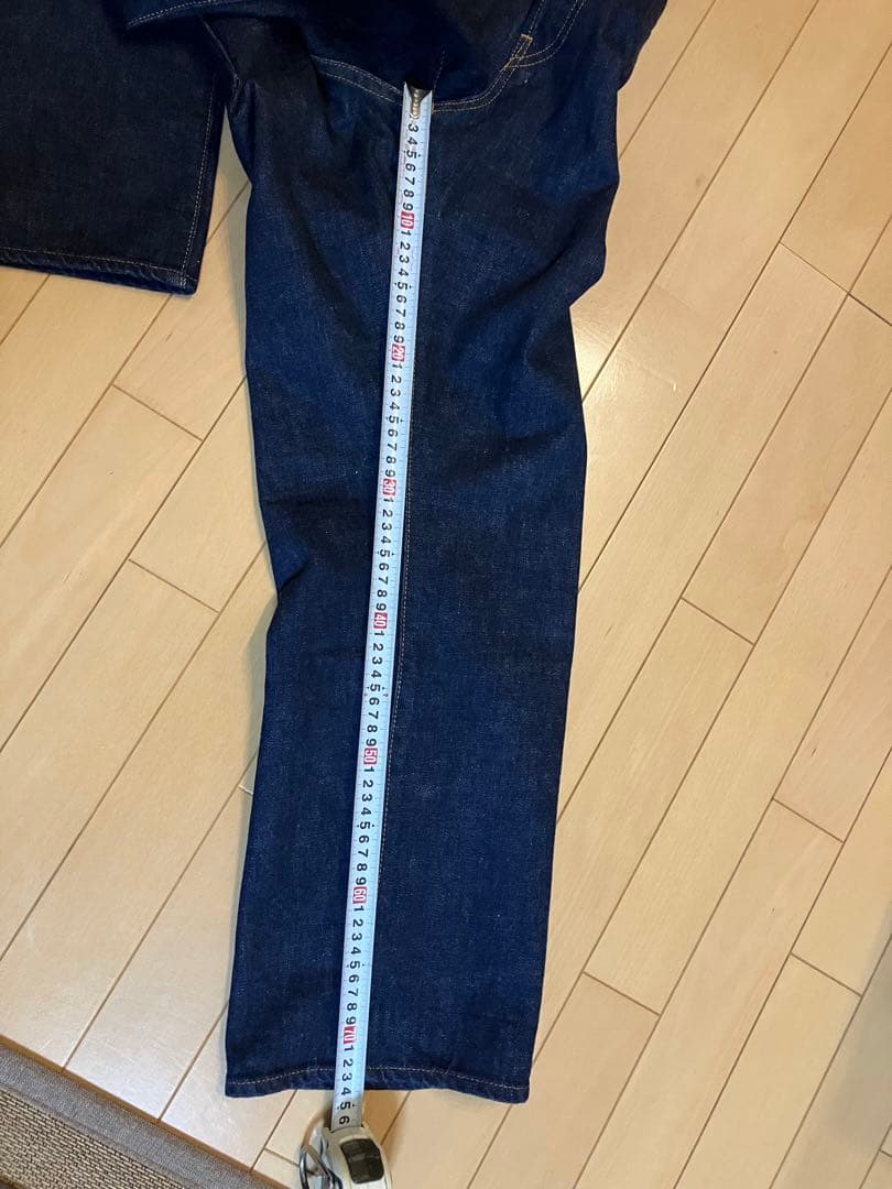 児島 ジーンズ 15オンス セルビッチ ボタンフライ ストレートデニム