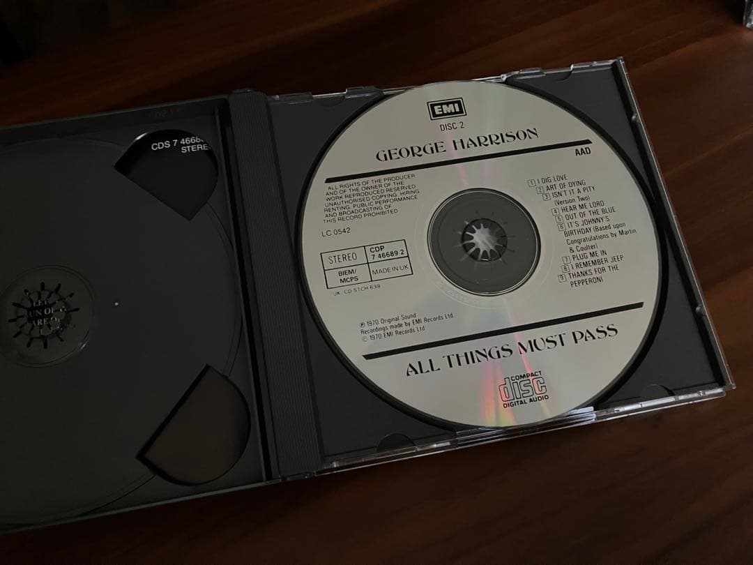 e Harrison 英国高音質nimbus最初期プレス 1987