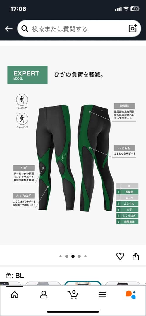 ワコールCWXHXY499エキスパートモデル股関節ひざウィメンズM