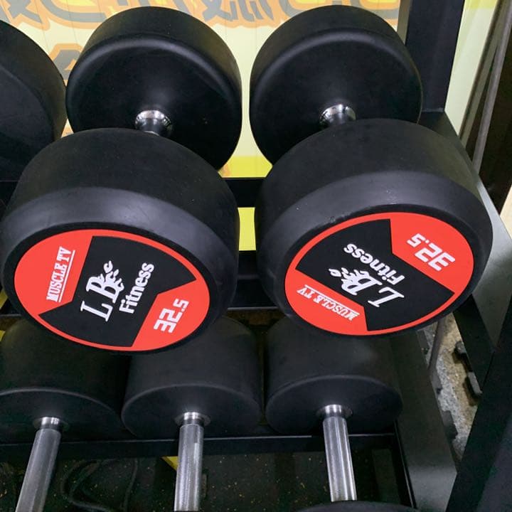 ラバーダンベル　35kg 2個