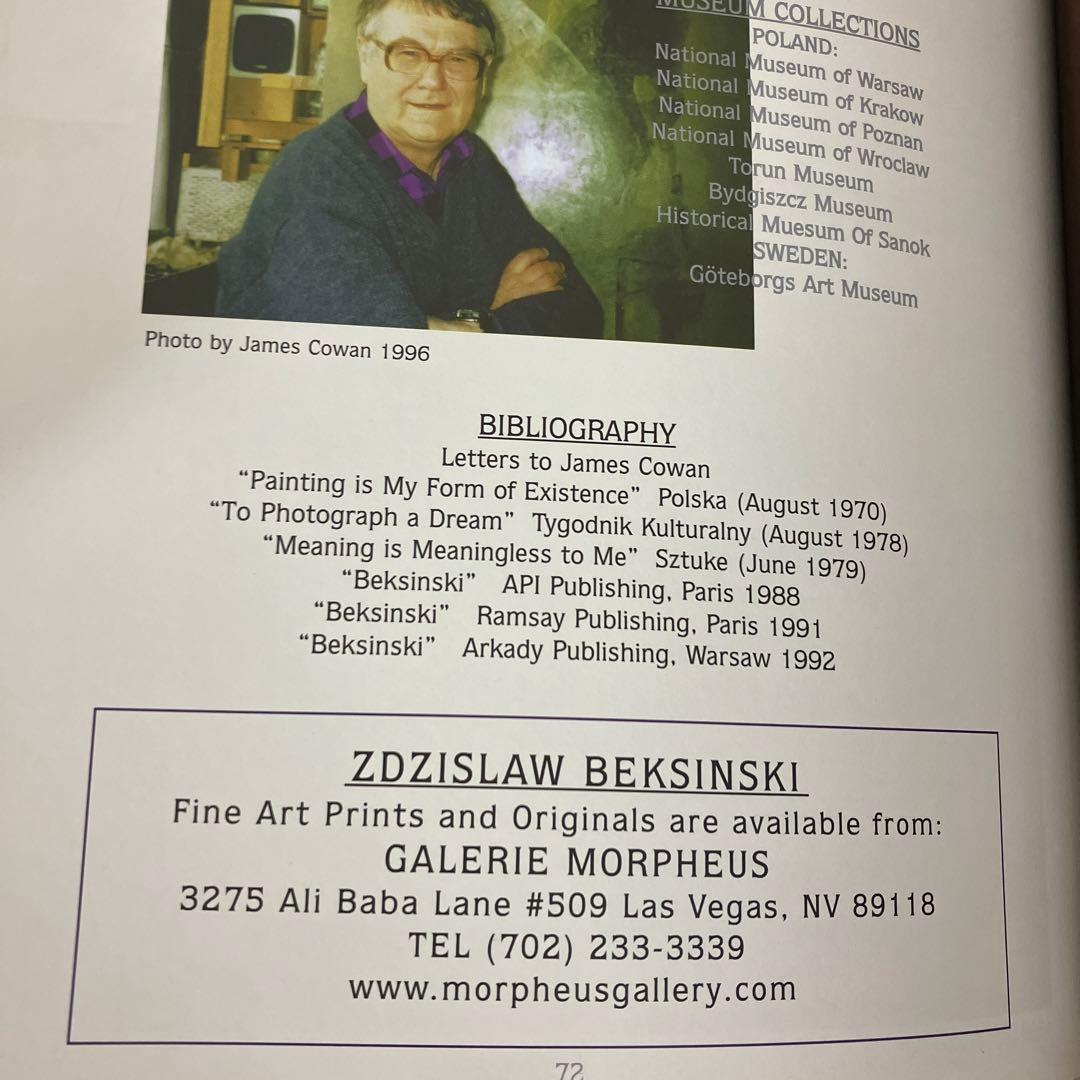 ベクシンスキー画集、海外本