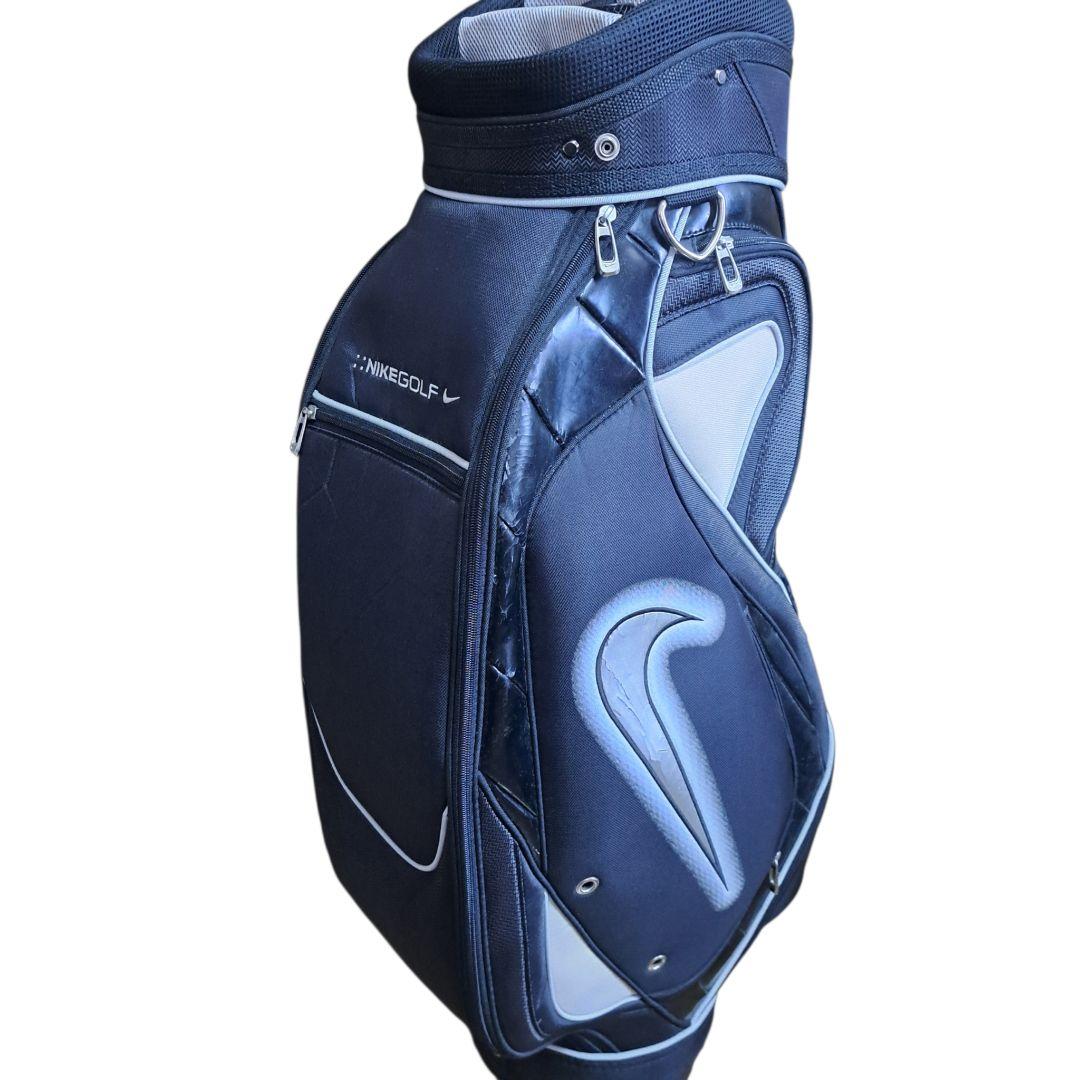 NIKE GOLF キャディバッグ ネイビー 軽量 ゴルフバッグ フード付きレア