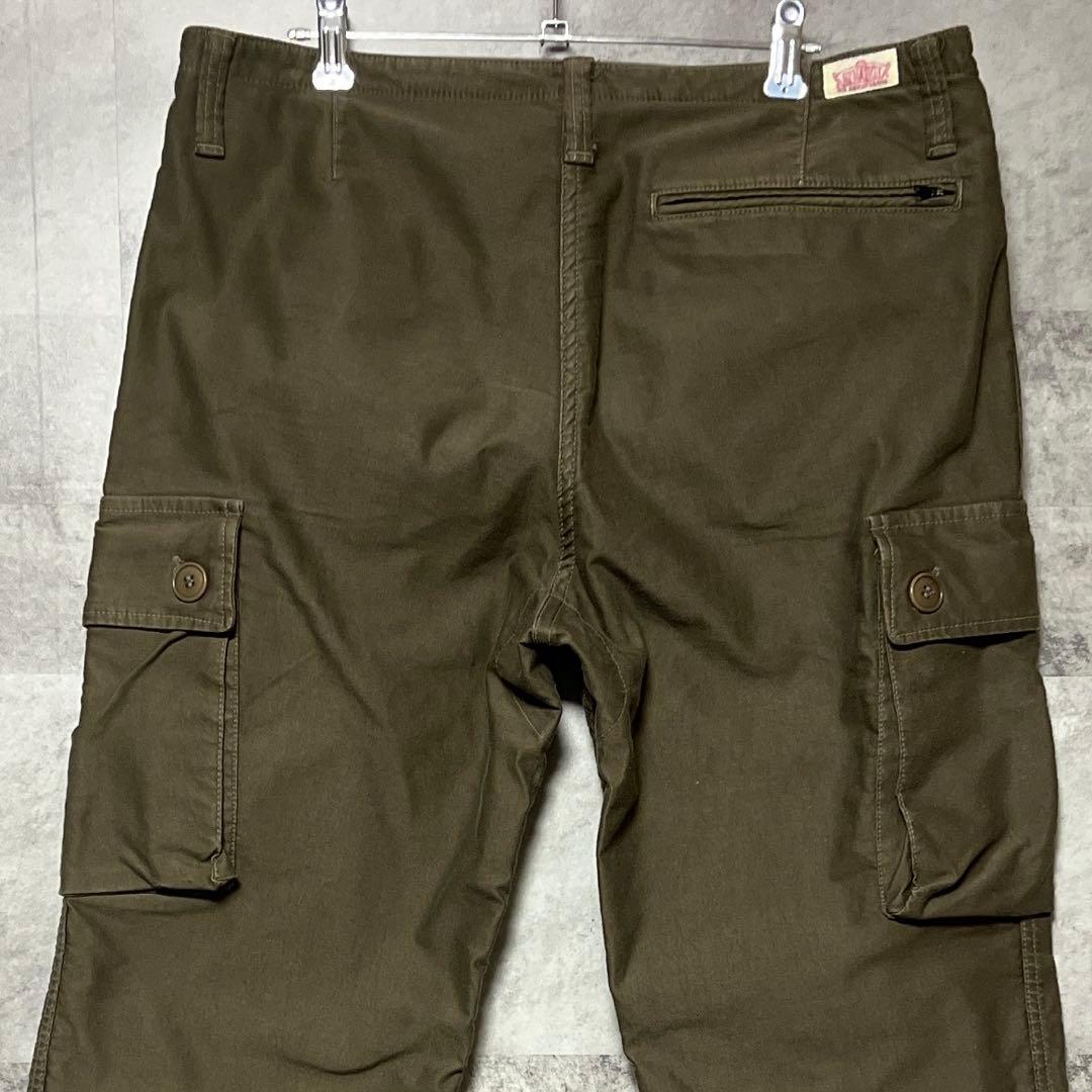 XL！！ ハリウッドランチマーケット カーゴパンツ キムタク着 オリーブグリーン