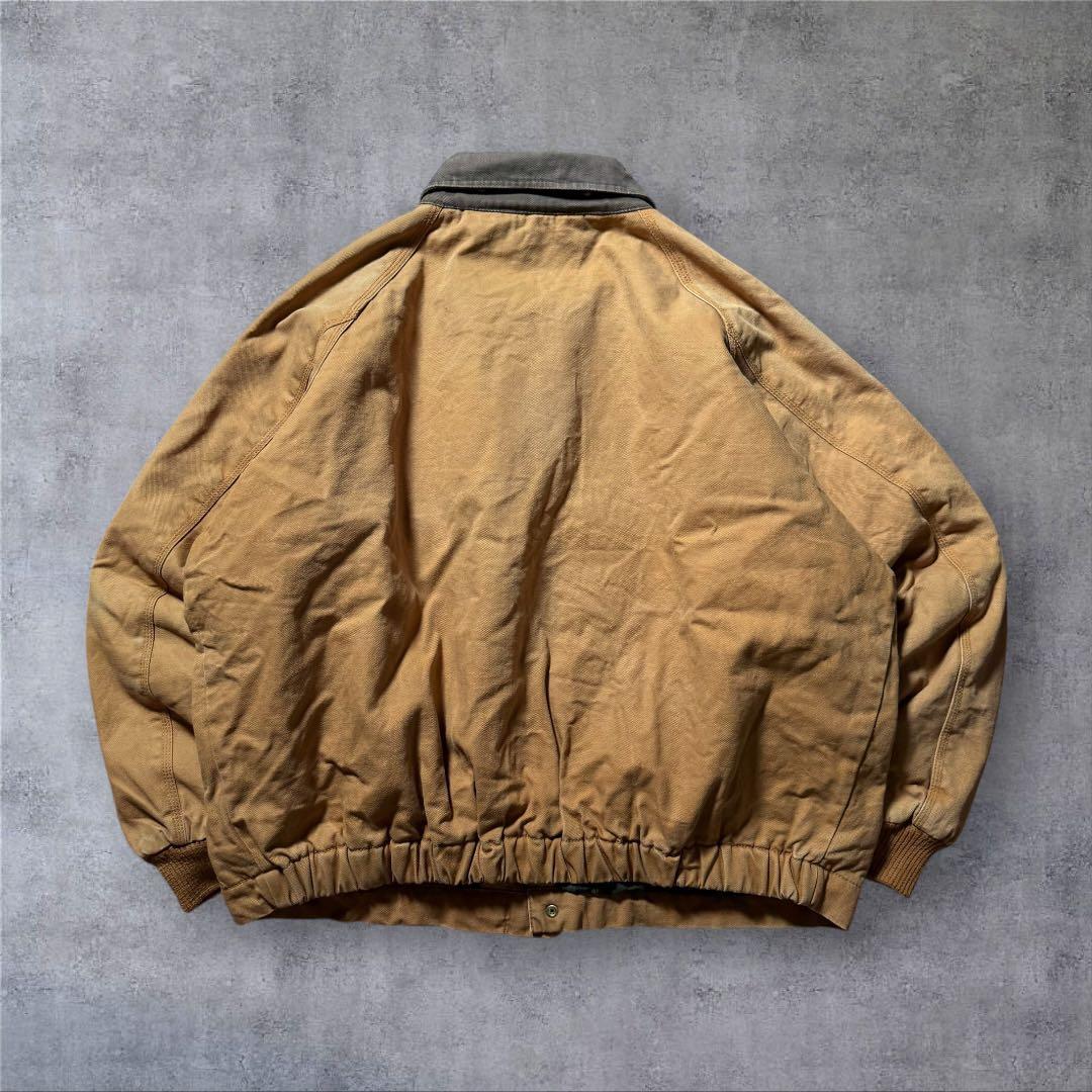 みやっしゅ1883 古着00年代Wallsダックジャケット刺繍ロゴ中綿フェ