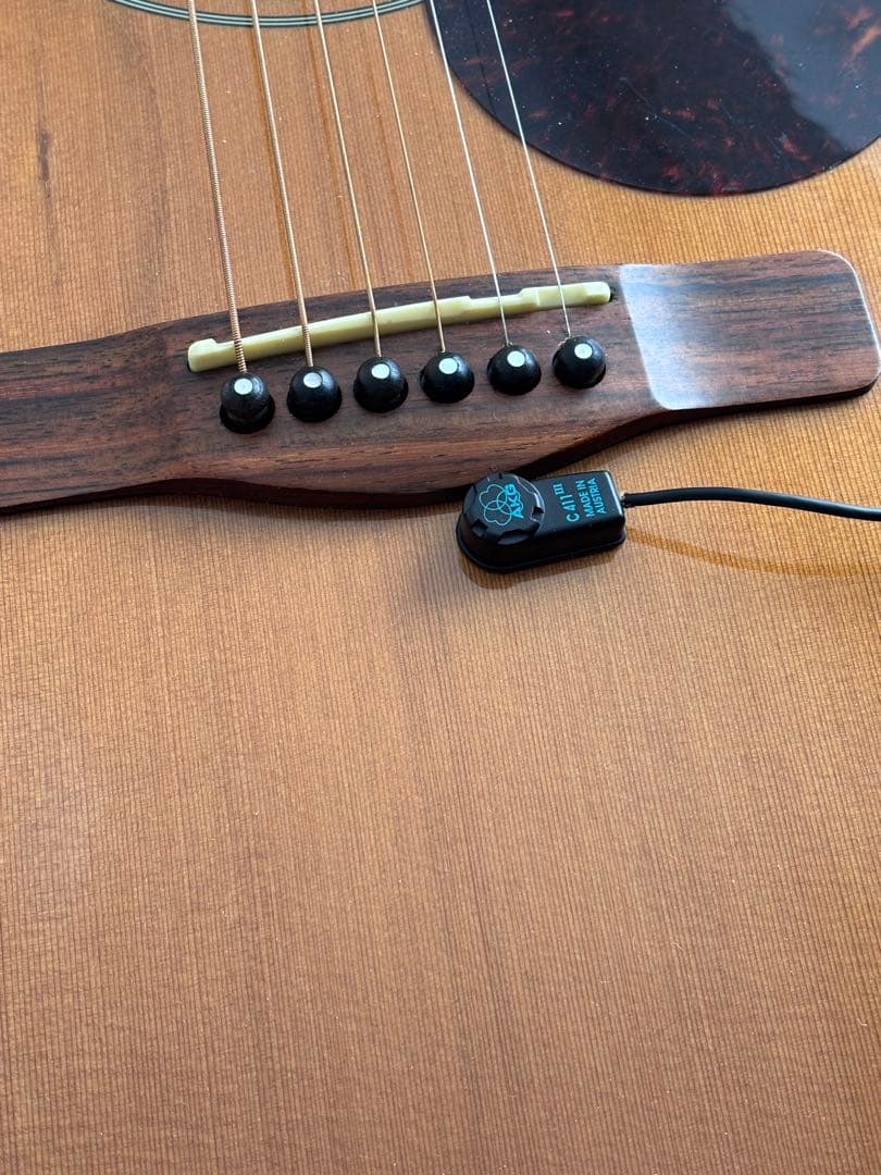 AKG 楽器用コンデンサーマイク　と　プリアンプ・アダプタのセット