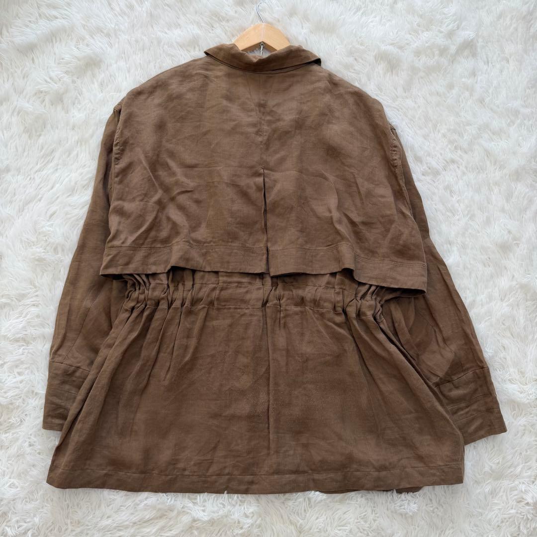 カオス Chaos フロマージュ リネンブルゾン 別注オリジナルモカカラー