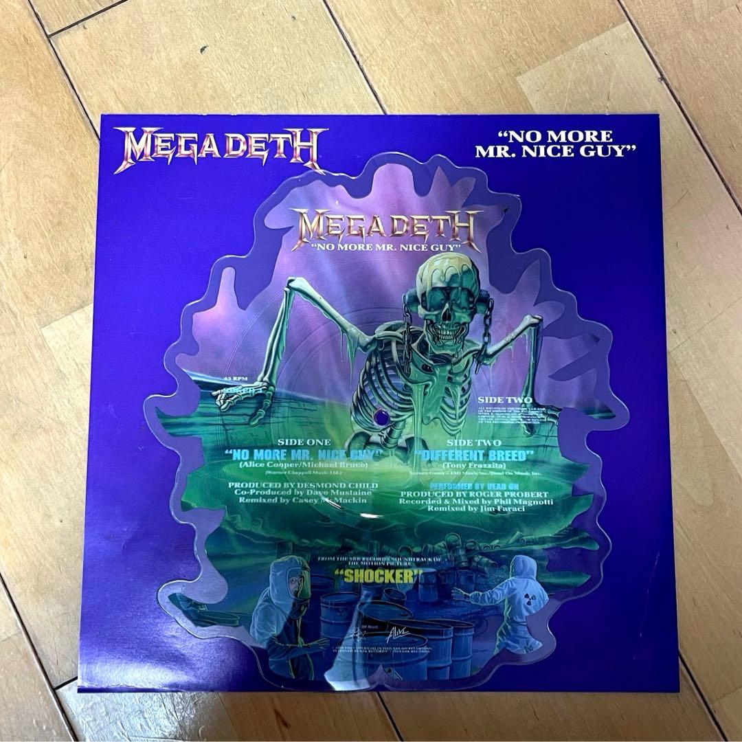メガデス　変形ピクチャーレコード　レア