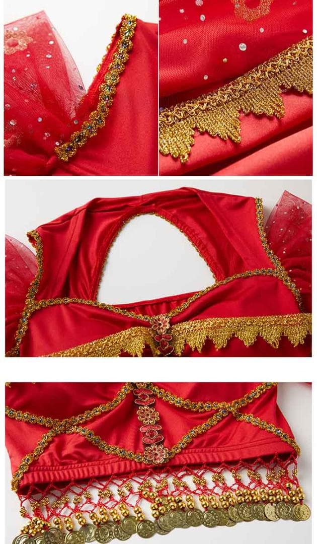 Lベリーダンス 衣装 セット コスチューム ハロウィン コスプレ アラビアン仮装