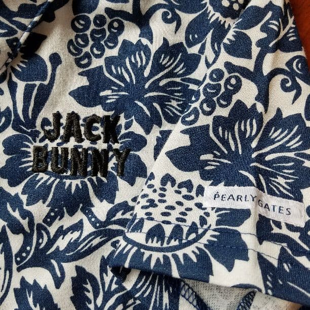 ゴルフ新品未使用タグつきJACK BUNNY pearly gates花柄シャツ