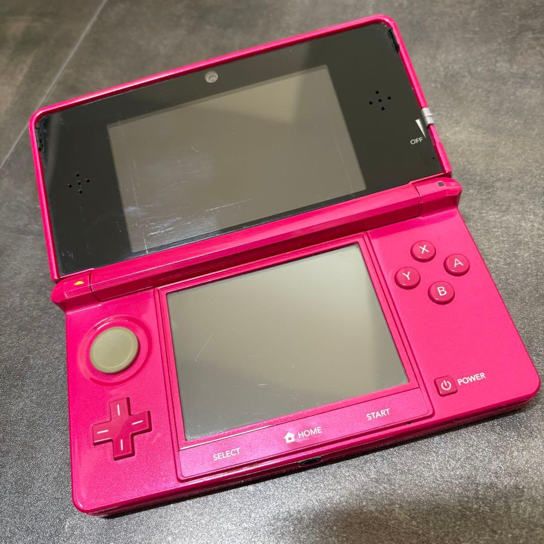 【動作確認済み】Nintendo 3DS グロスピンク　本体