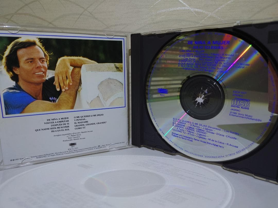 JULIO IGLESIAS de niña a mujer CD 希少