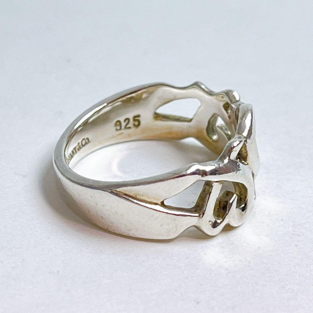 ティファニー　ラビングハート　リング　925 11号