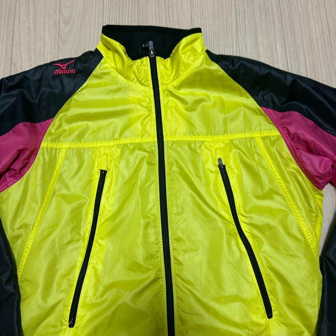美品 ミズノ ウインドブレーカー 上下 セットアップ XLサイズ