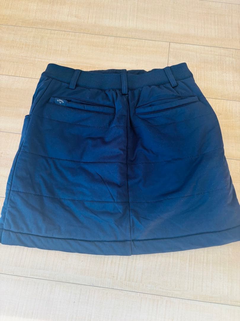 【美品】キャロウェイ　ネイビー スカート Sサイズ バックポケット付き