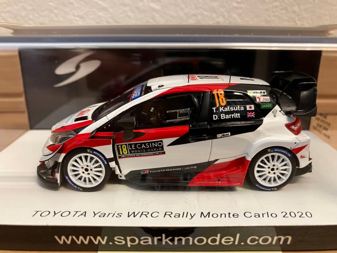 【れいん】1/43 トヨタGR ヤリスWRT#18 勝田貴元