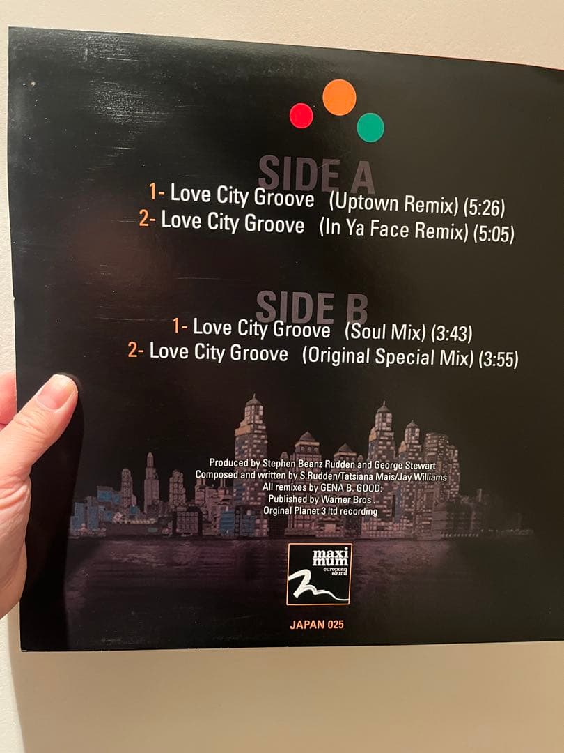 LOVE CITY GROOVE MURO Captain Vinyl レコード