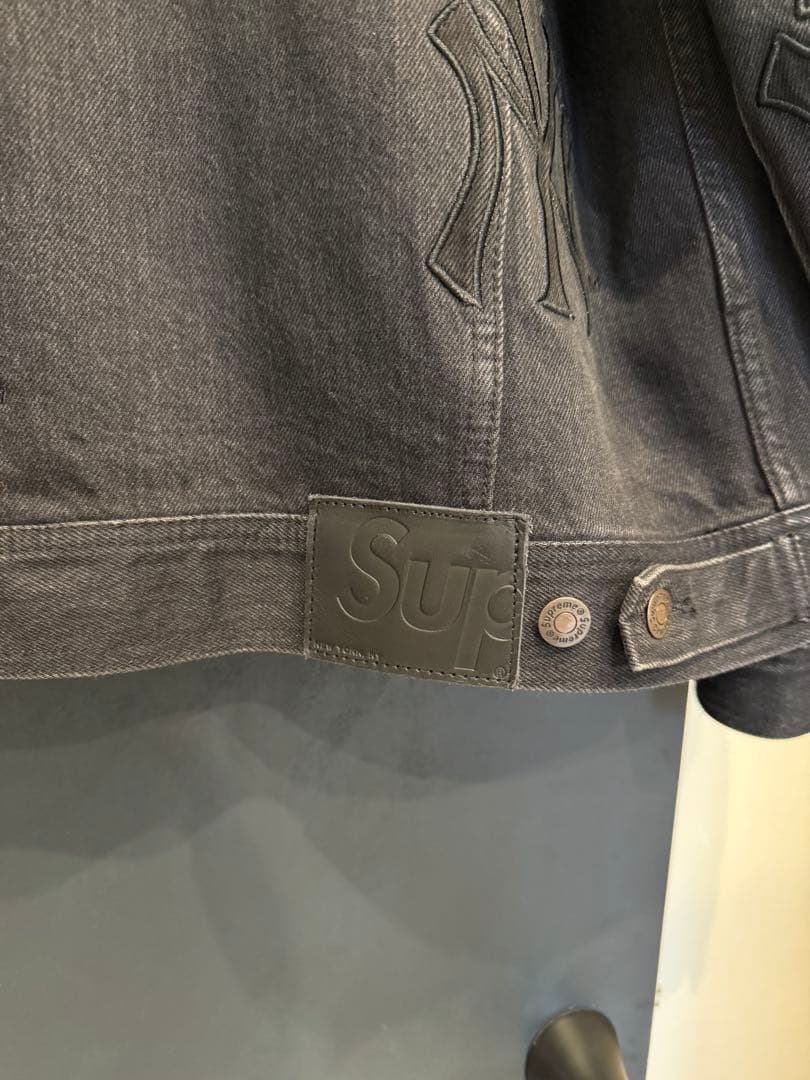 Supreme デニムジャケットNY Yankees