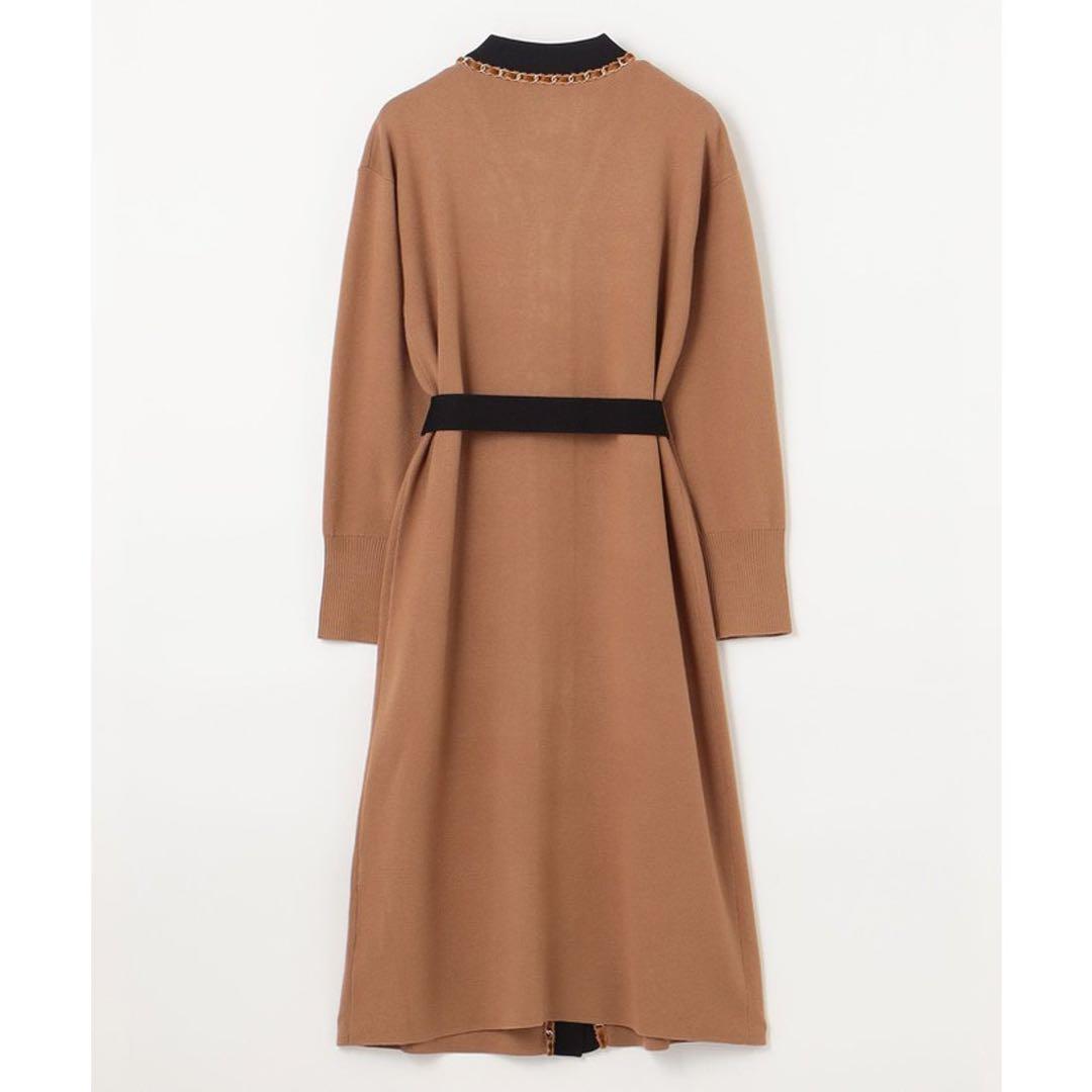 グレースコンチネンタル　チェーンミドルニットカーディガン　リブニット　セット