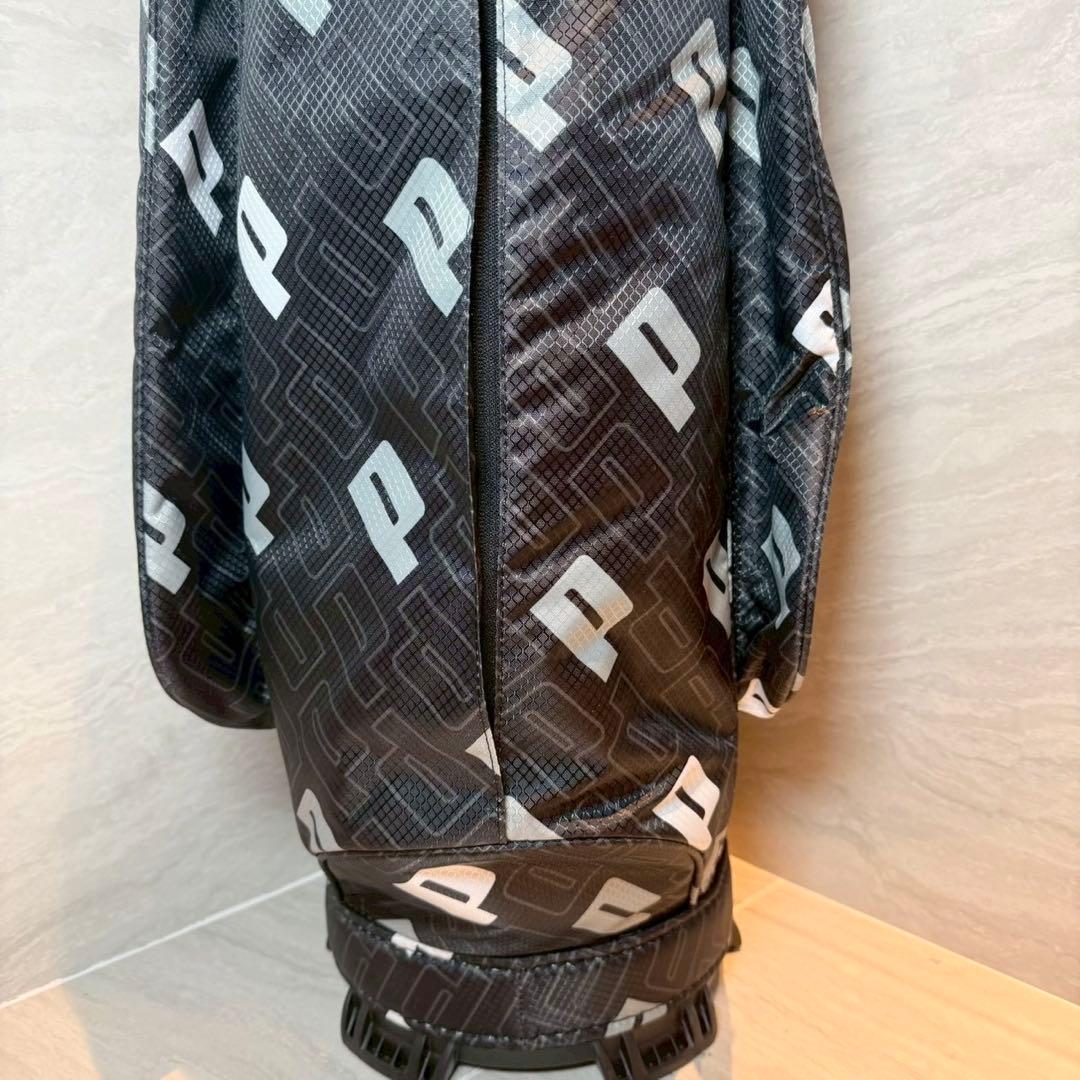 【美品】PUMA プーマ　ブラックロゴ　キャディバッグ