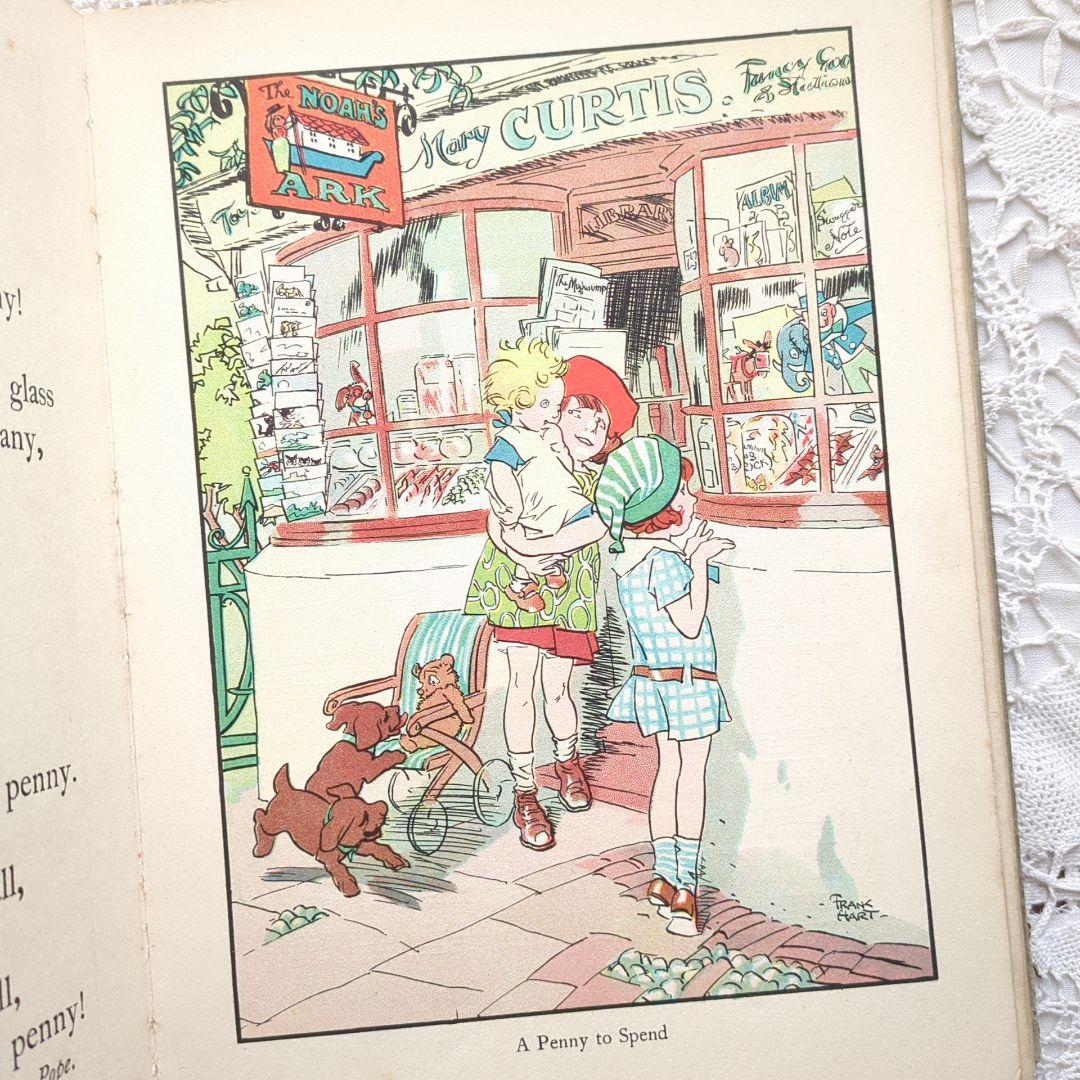 稀少1930イギリス ヴィンテージ絵本 児童書 洋書ヴィクトリアン アンティーク