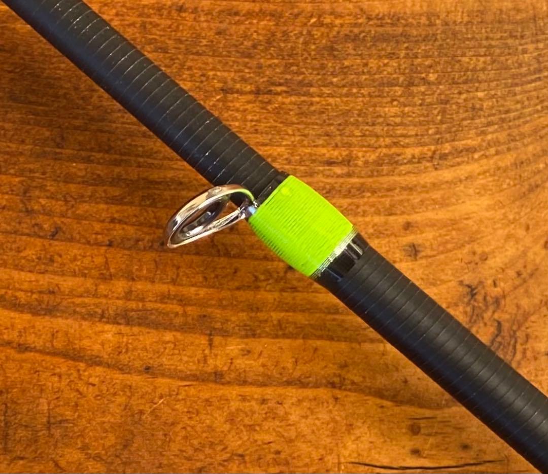 超コンパクト　トラウトロッド　5ft6inchベイトロッド グリーン　渓流釣り