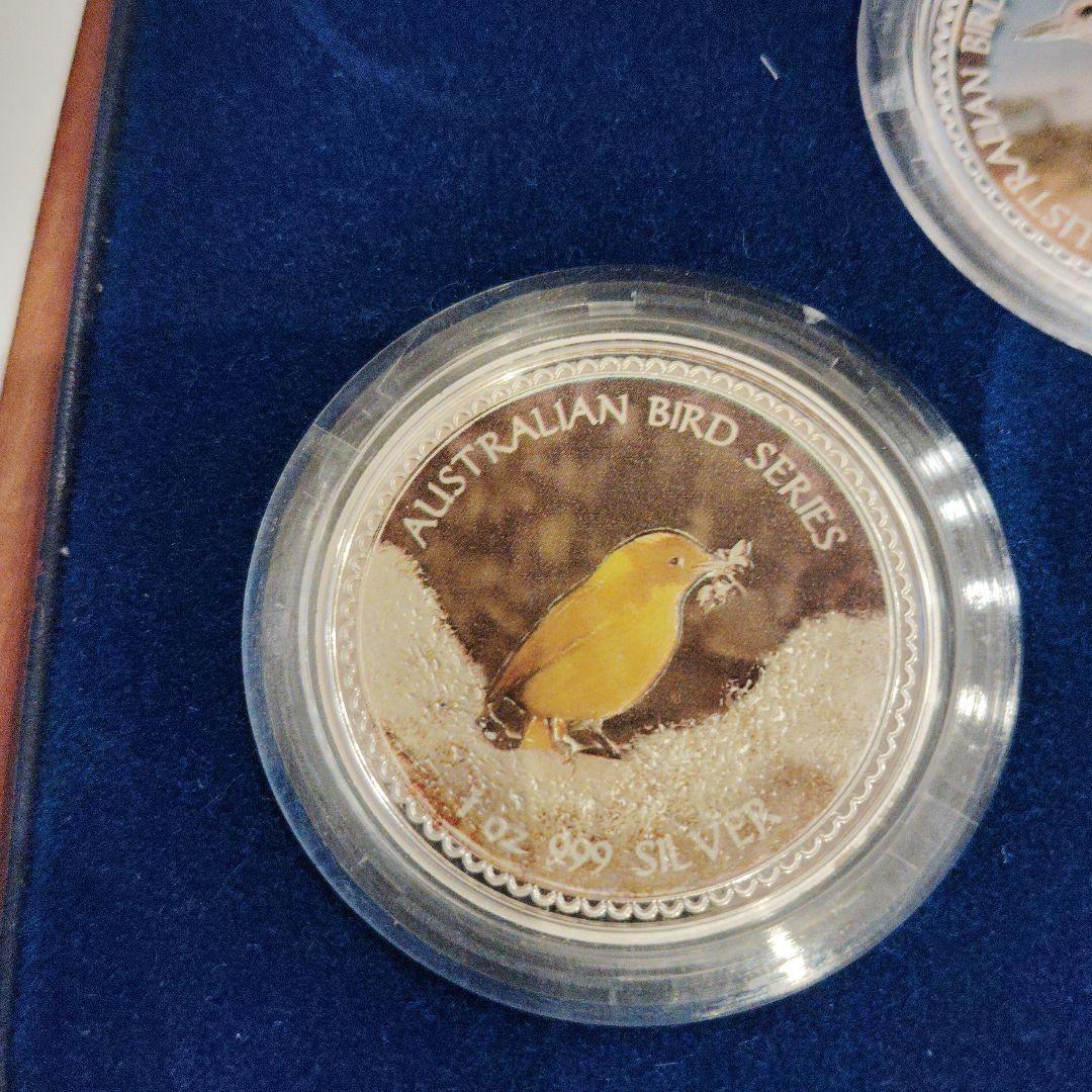 オーストラリア 鳥メダリオン 純銀　1オンスメダル 6枚セット