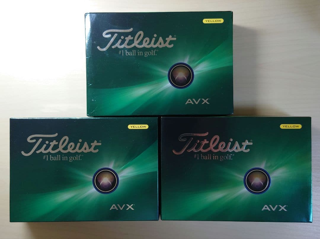 【外装一部傷みあり】Titleist AVX ゴルフボール 3ダース