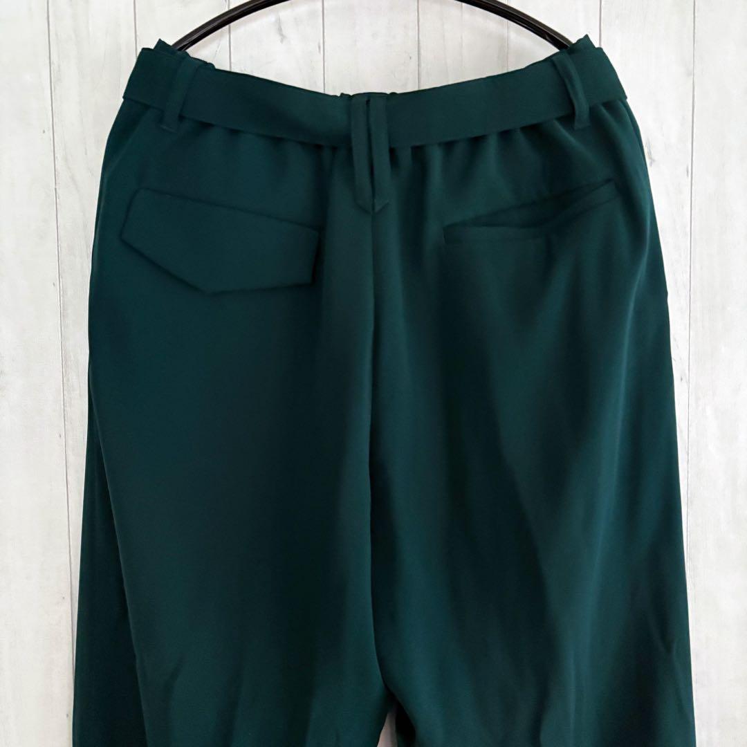 【人気デザイン】CULLNI☆定番セットアップ グリーン サテン L-XL相当