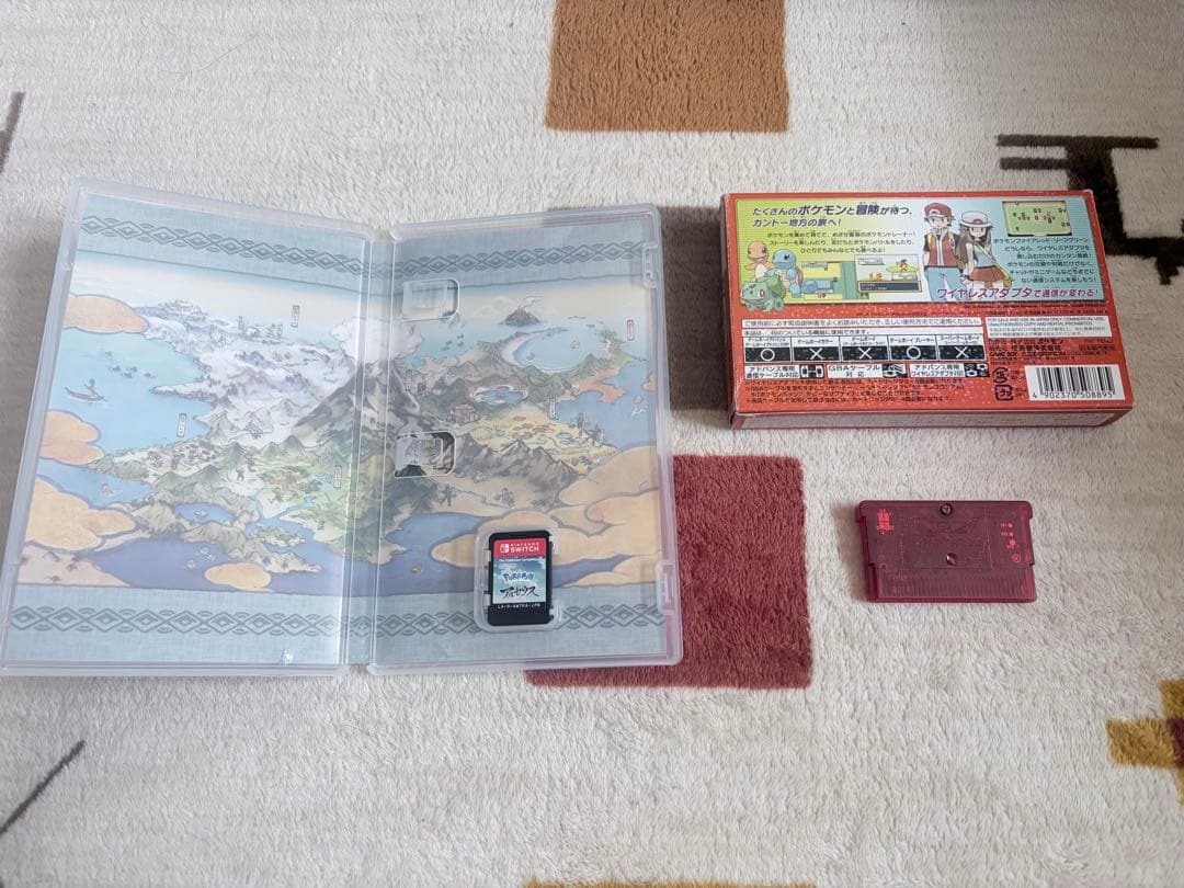 ポケモン レジェンズ アルセウス&ファイアレッド箱&ルビーソフトのみ&空の探検隊