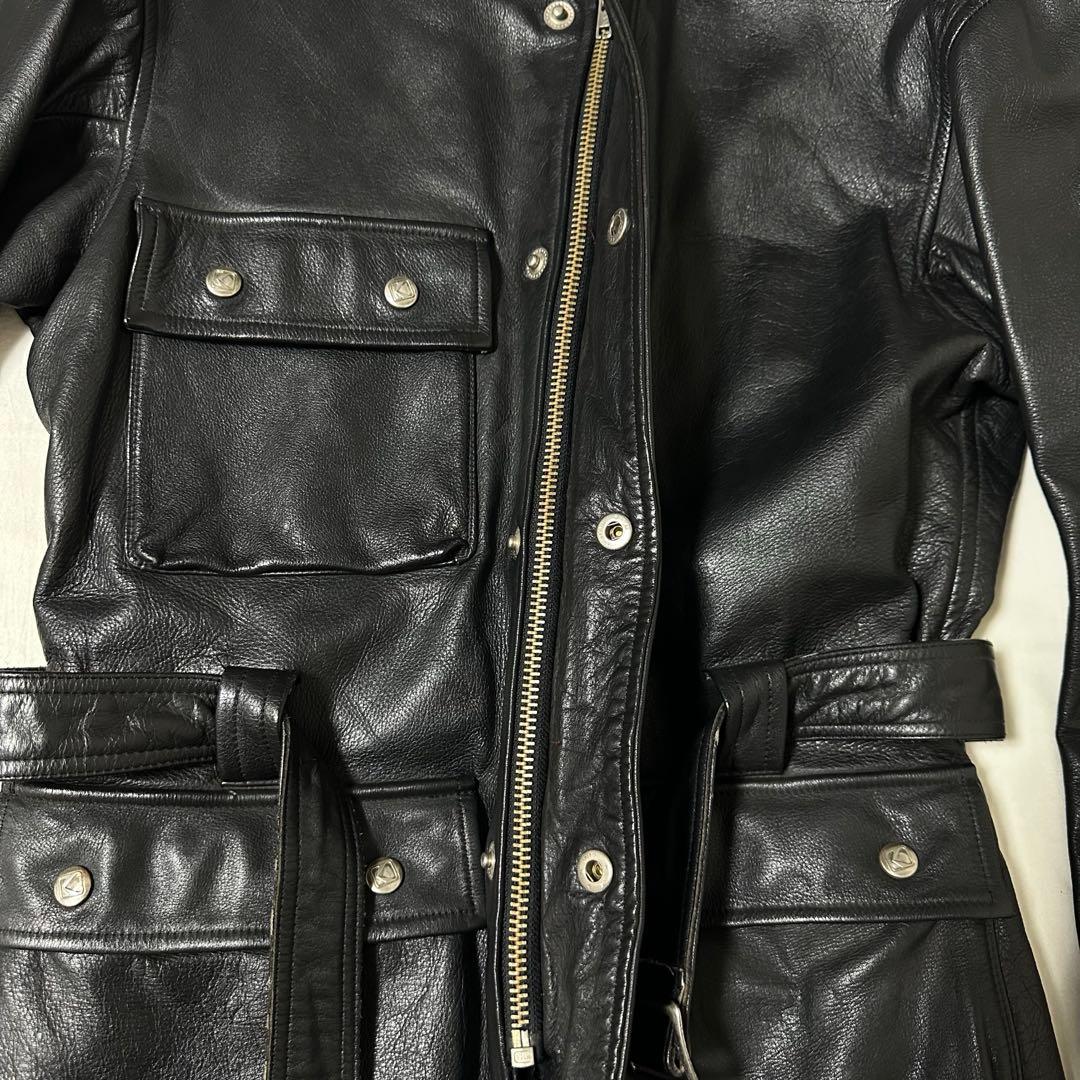 超希少個体 80s KUSHITANI シングル ラムレザー セミロングコート