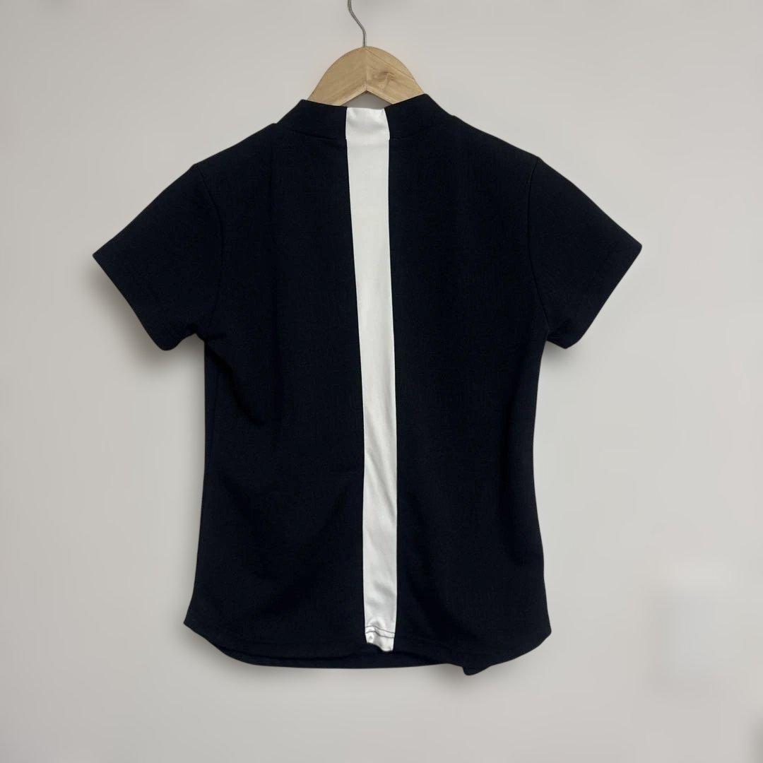 アドミラルゴルフ　レディース　モックネック　シャツ　半袖　S