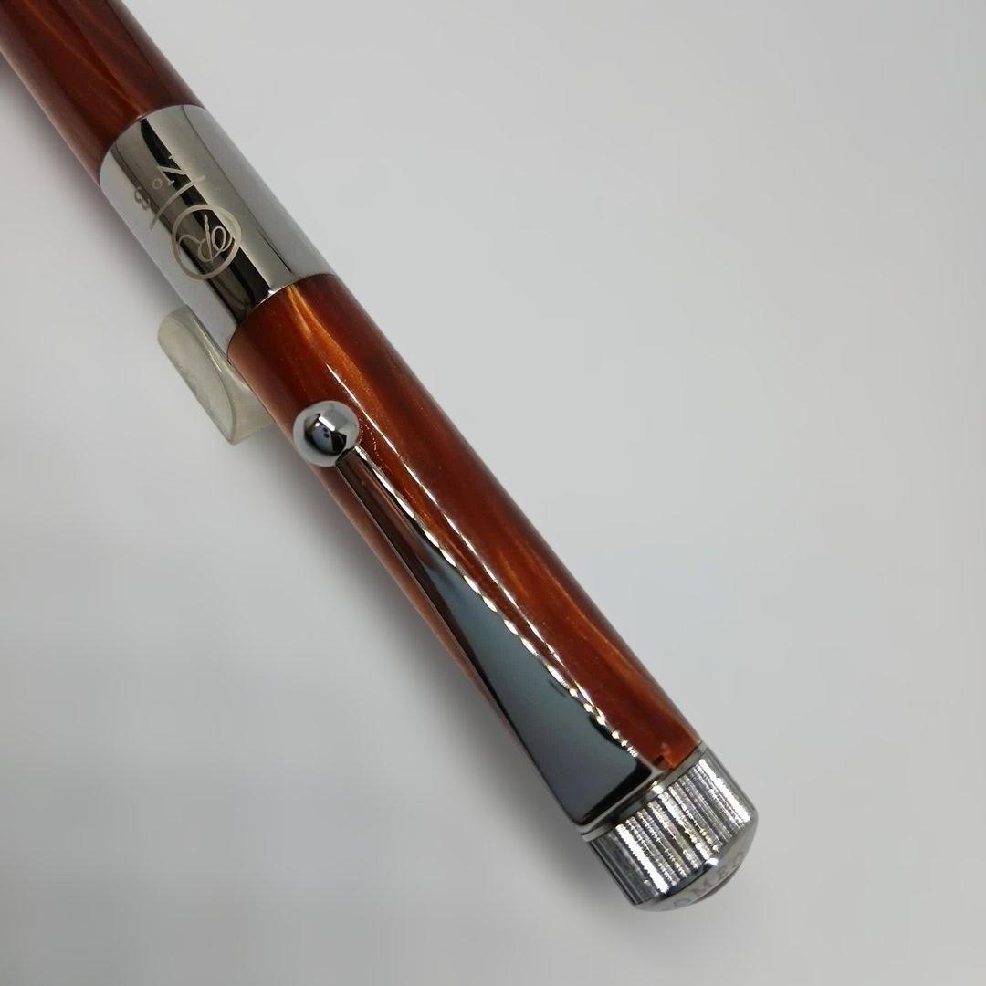 ROMEO　No.3　イタリアンアンバー ボールペン 細軸