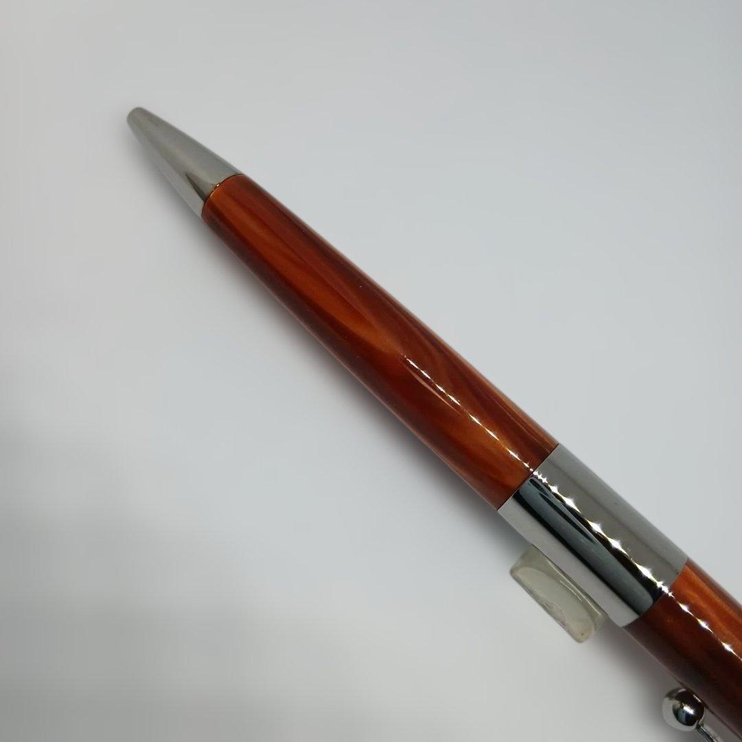 ROMEO　No.3　イタリアンアンバー ボールペン 細軸
