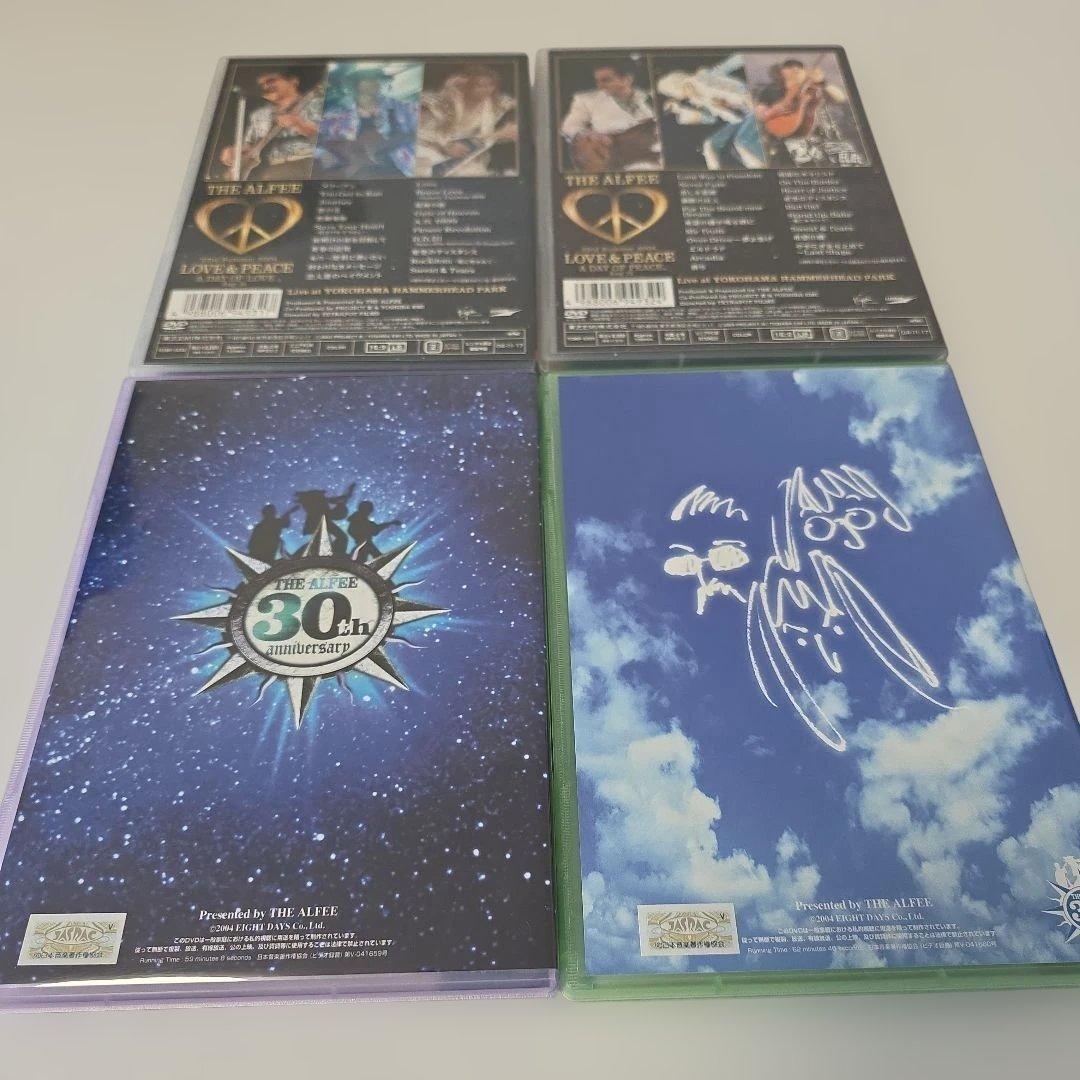 LOVE&PEACE THE ALFEE アルフィー DVD4枚セット