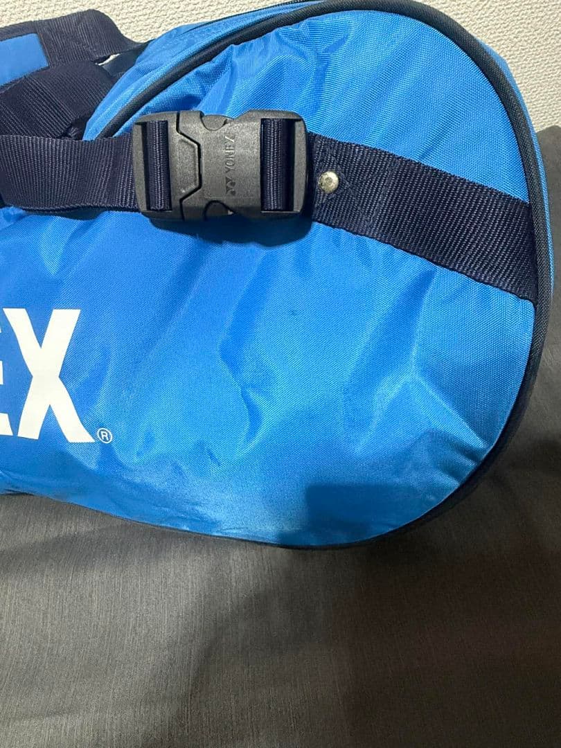 YONEX ラケットバッグ ブルー ショルダー付き 状態良好