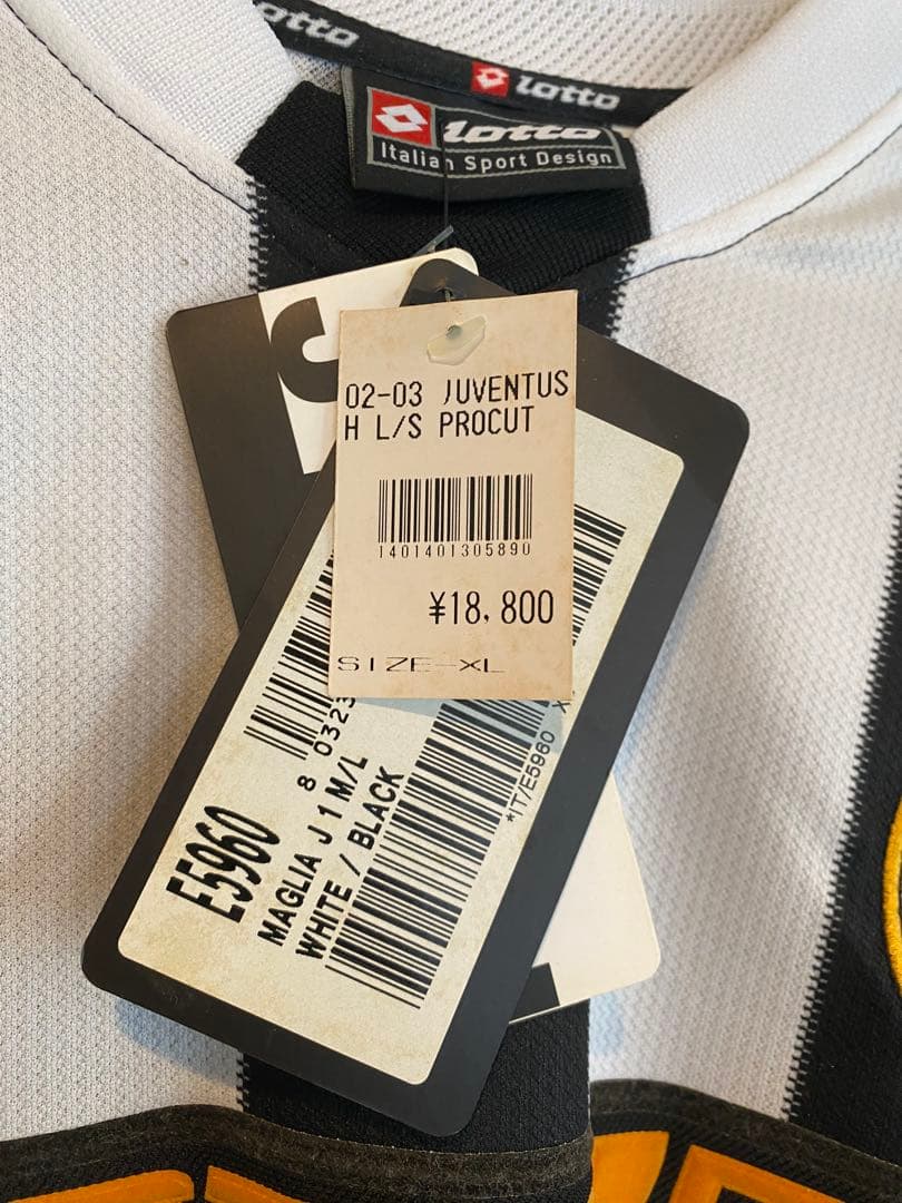 ユベントス　Lotto 　PUROCUT XL 未使用　支給品　０２－０３
