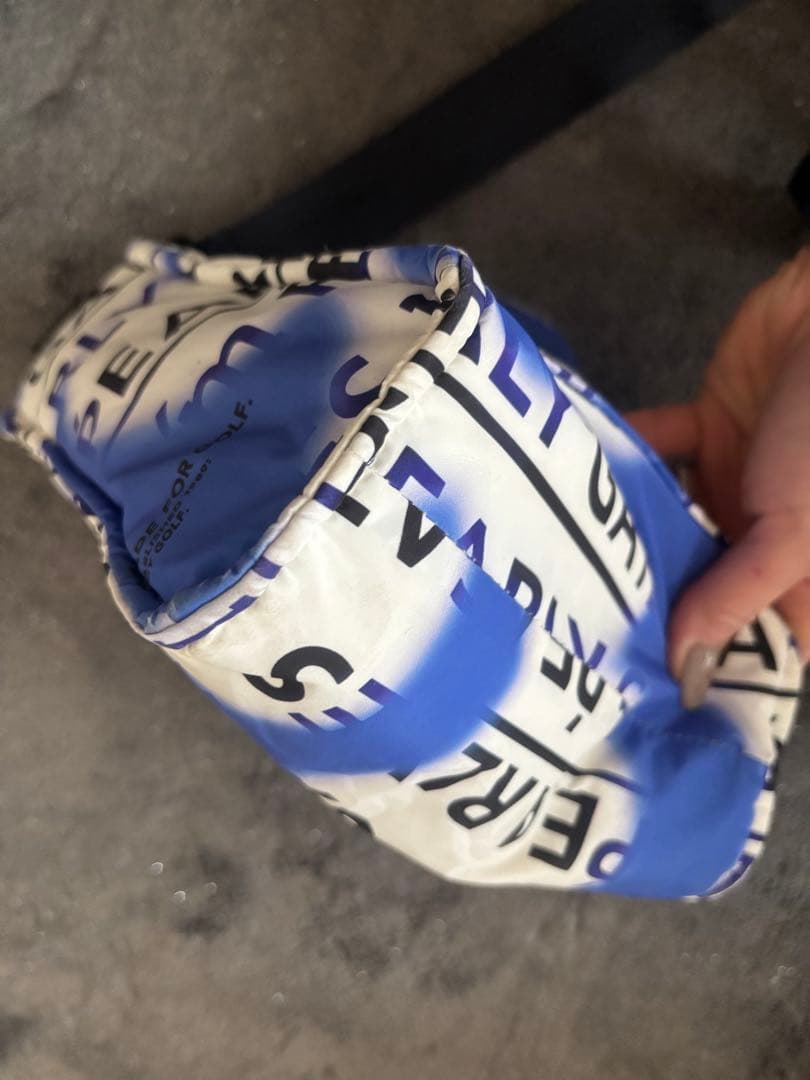 PEARLY GATES ゴルフバッグ 青白/ショルダー