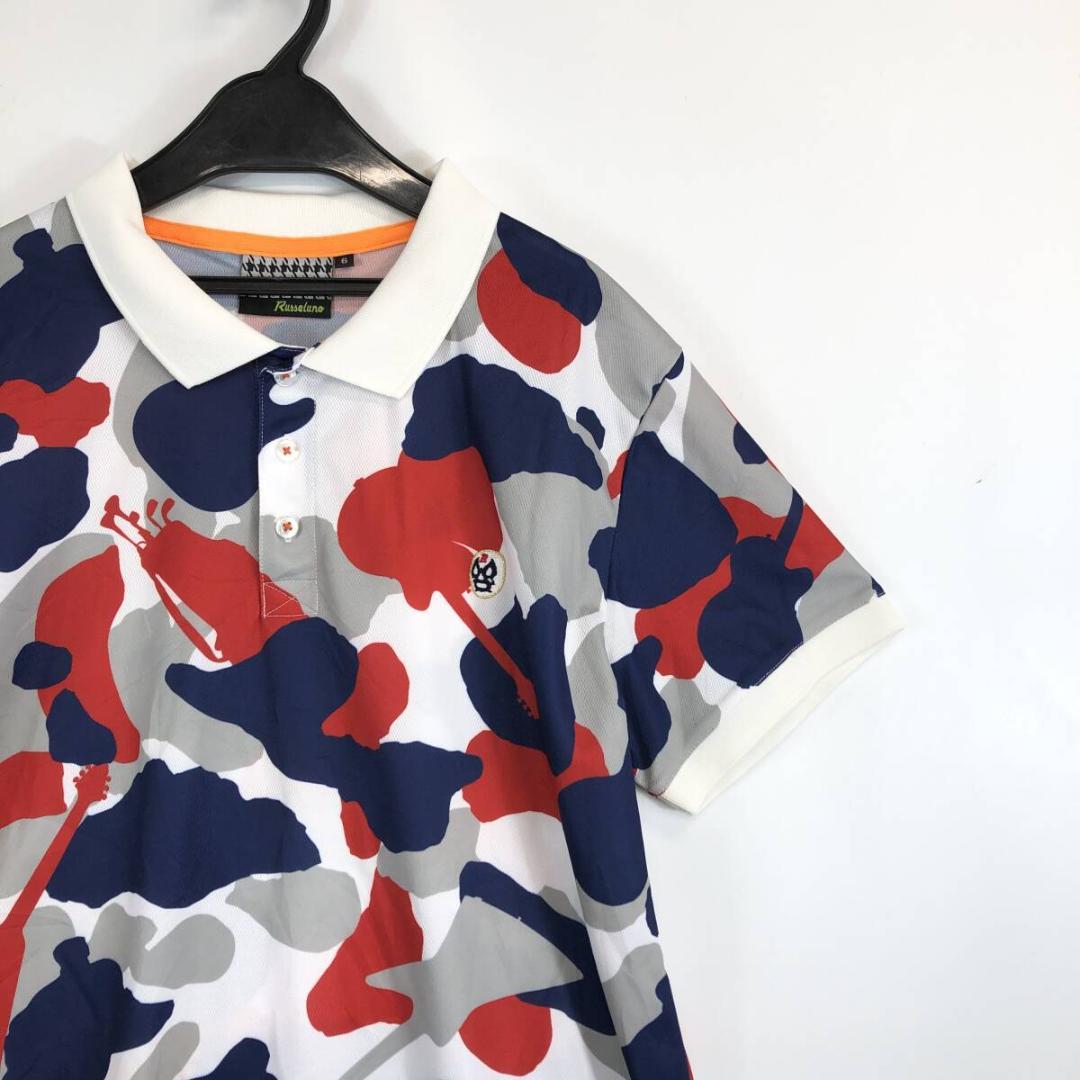 ラッセルノ 半袖速乾ポロシャツ ゴルフ 6 RS-51134 GOLFRUS