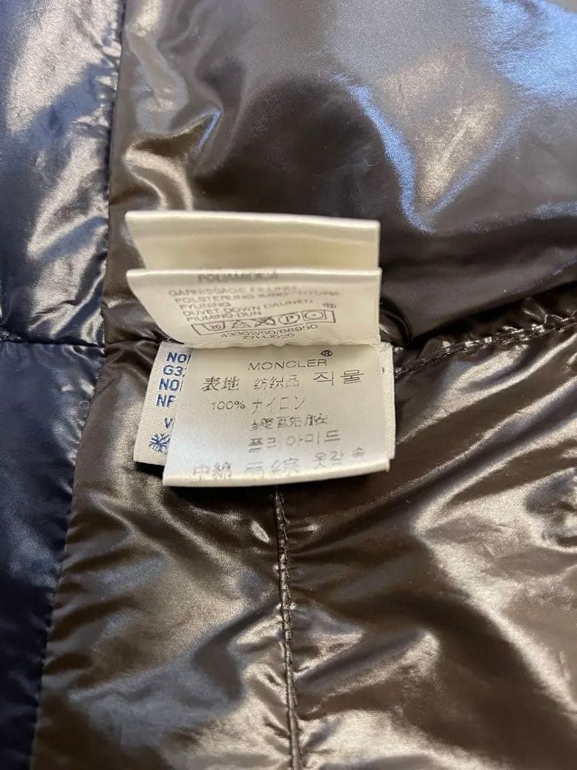 モンクレール　ダウンベスト　サイズ0 ネイビー