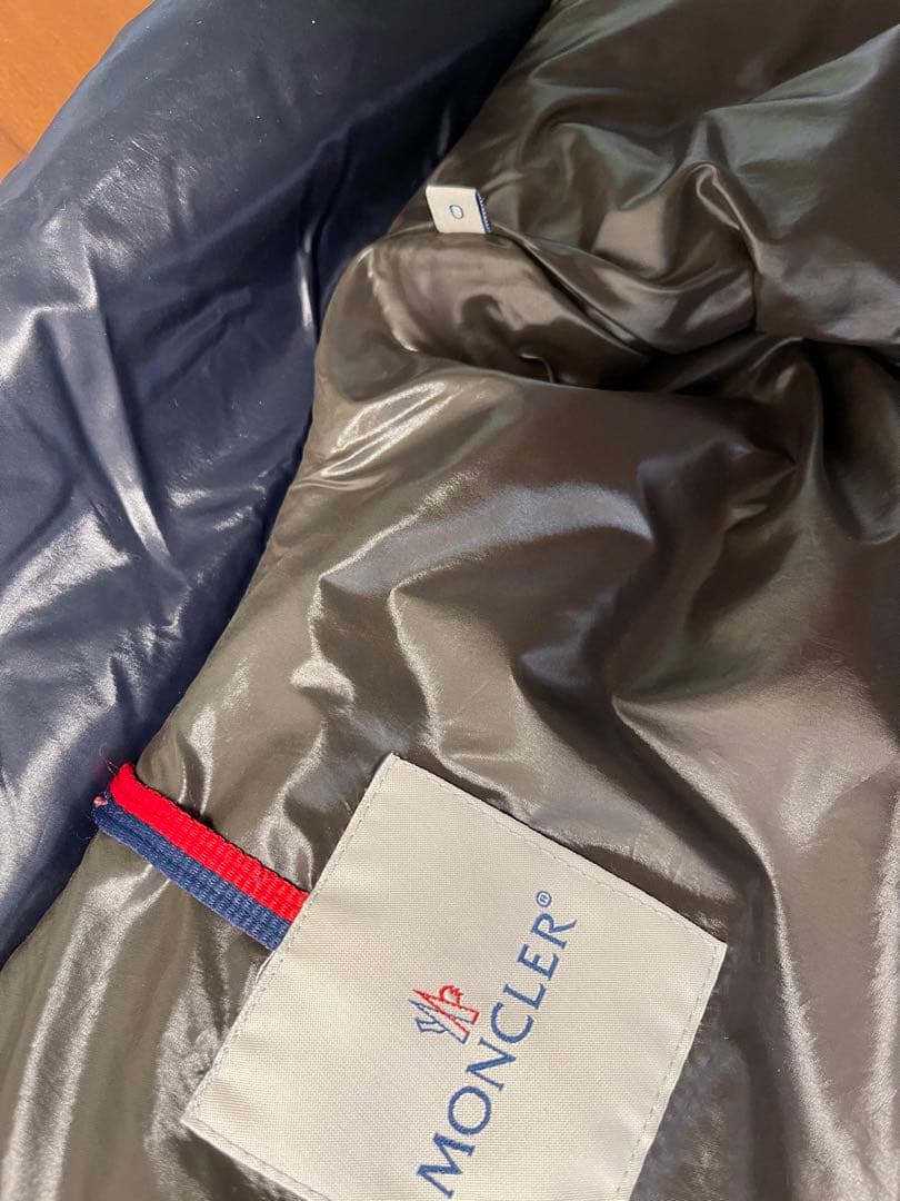 モンクレール　ダウンベスト　サイズ0 ネイビー