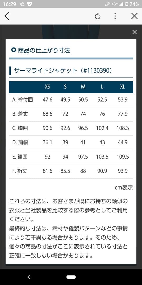 mont-bell サーマライド ジャケット メンズ (Ｍ) ブラック