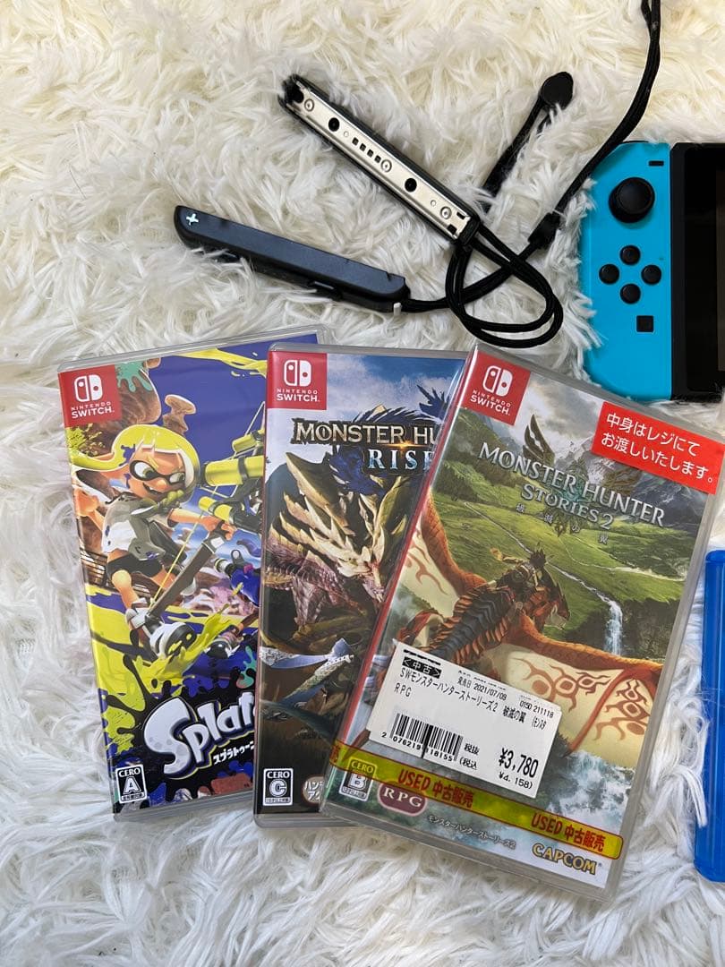 Nintendo Switch 本体 赤/青 + ゲーム3本