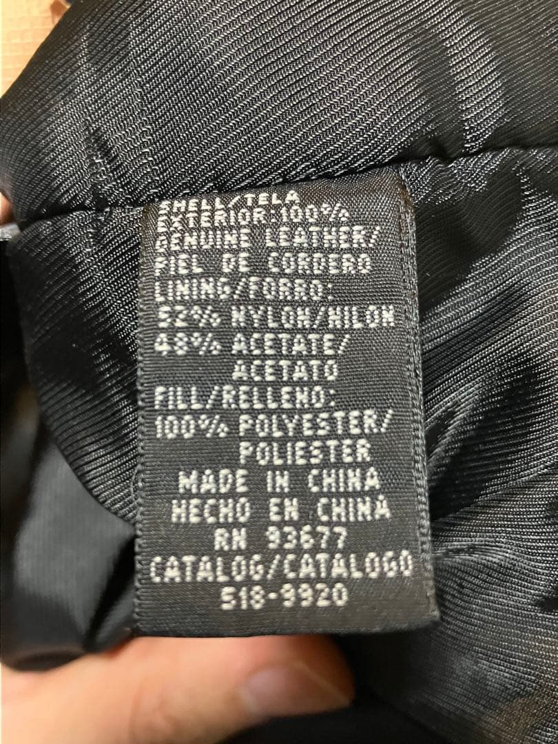 J.Ferrar レザージャケット ブラック Lサイズ 黒色