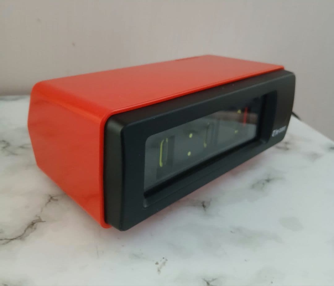 新生電機「The time」昭和レトロ 希少品 横回りデジタル置時計