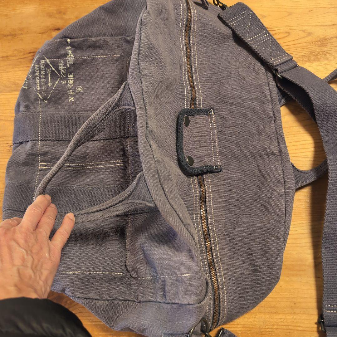 希少　ラルフローレン　デニム＆サプライのネイビー キャンバス トートバッグ