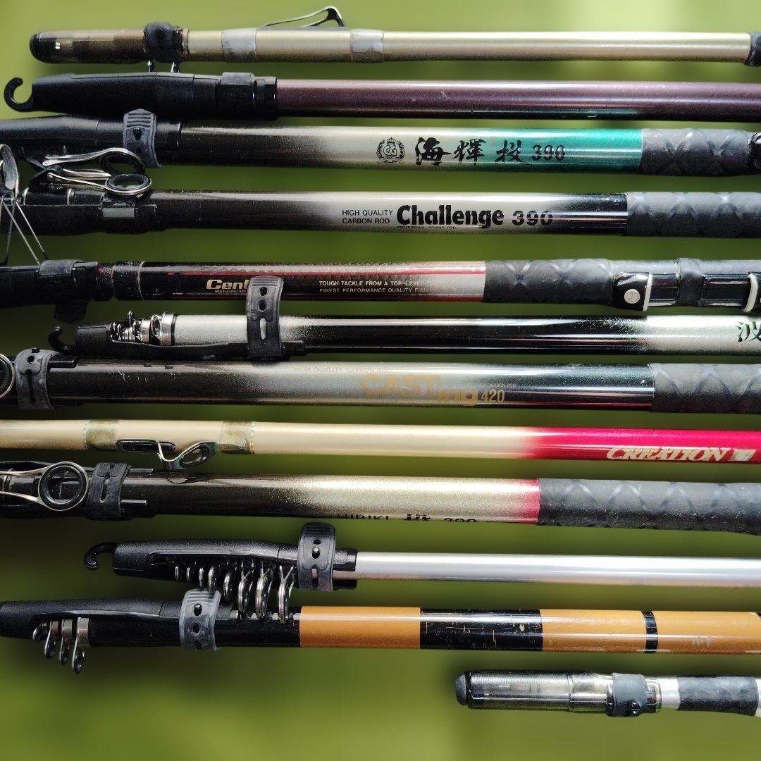 海釣り　堤防　筏　磯竿　竿１２本