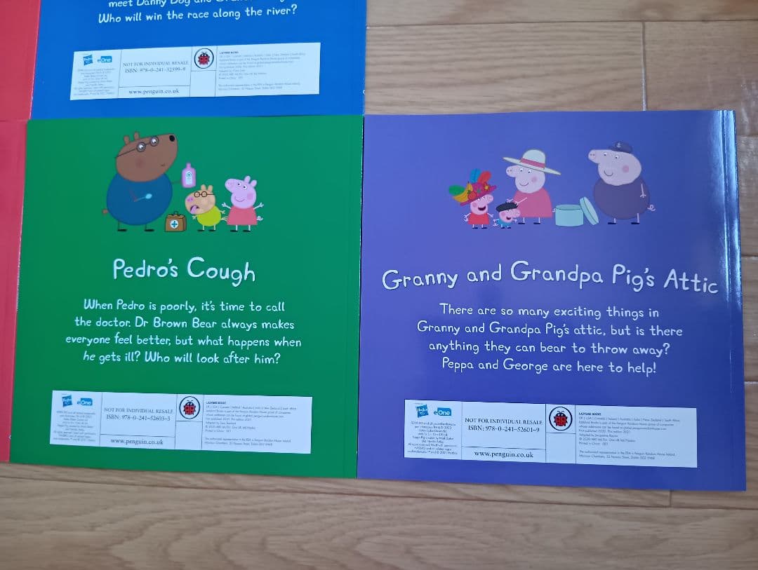 正規品 新品 Peppa Pig 10冊 大きい絵本 CD付 幼児 洋書 英語