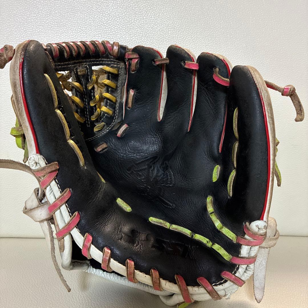 SSK 硬式野球グローブ ホワイト/ブラック